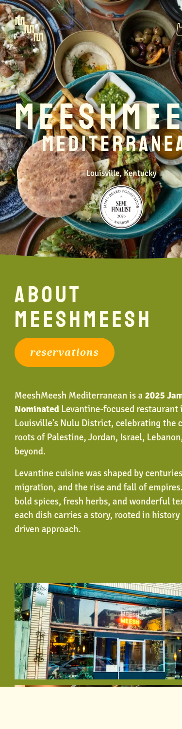 Mobile capture of MeeshMeesh Mediterranean